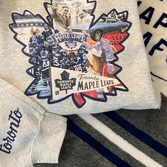 Vintage Toronto Maple Leafs Sweatshirt Y2k Vintage - Picture 3 of 4